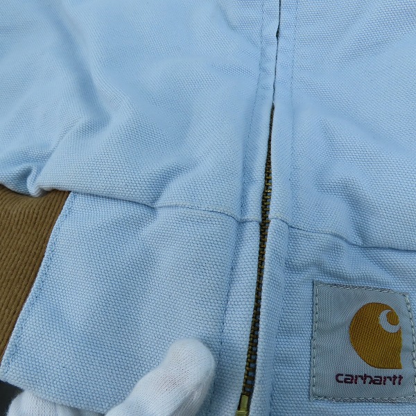 実際に弊社で買取させて頂いたCarhartt/カーハート New Year OG Santa FE Jacket  "Light Blue"/Mの画像 7枚目