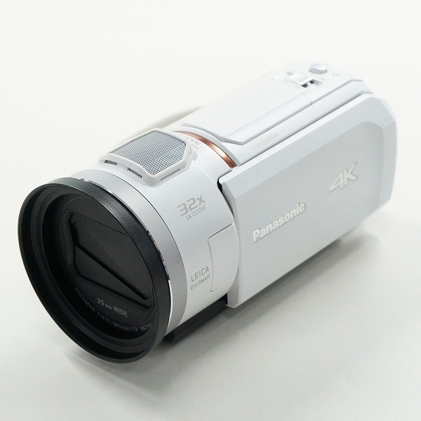 実際に弊社で買取させて頂いたPanasonic/パナソニック HC-VX1M デジタル 4K ビデオカメラ ホワイト 2018年製 簡易動作確認済み
