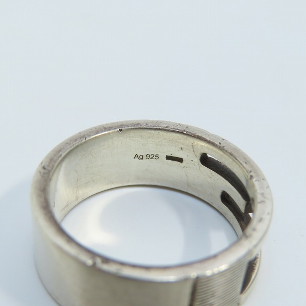 実際に弊社で買取させて頂いたGUCCI/グッチ Gロゴ リング 18号の画像 7枚目