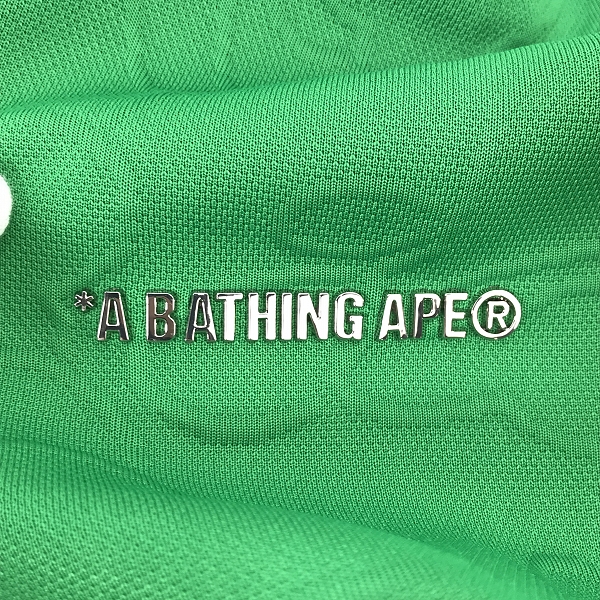 実際に弊社で買取させて頂いた【未使用】A BATHING APE/アベイシングエイプ LINE CAMO JACQUARD BATHING APE LOGO ジャガード トラックジャケット/Sの画像 6枚目