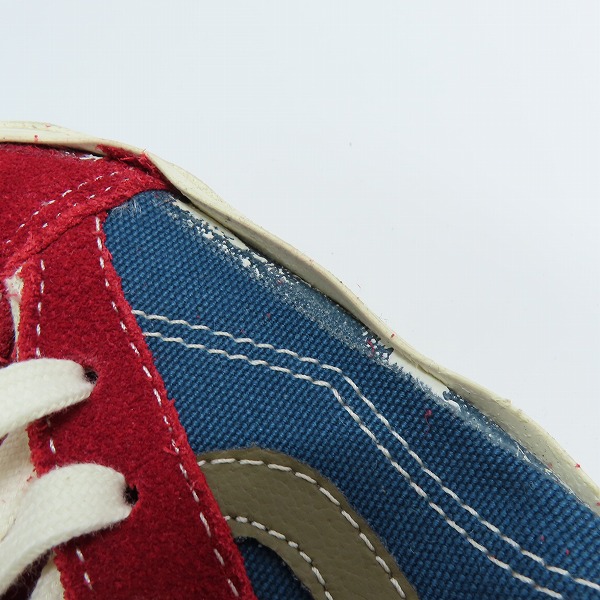 実際に弊社で買取させて頂いた【観賞用】VANS/バンズ オリジナルズ OFF THE WALL/オフ ザ ウォール ローカットスニーカー T375/8の画像 7枚目