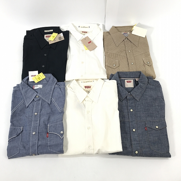 実際に弊社で買取させて頂いた【おまとめ/未使用】LEVI'S/リーバイス ボタンシャツ