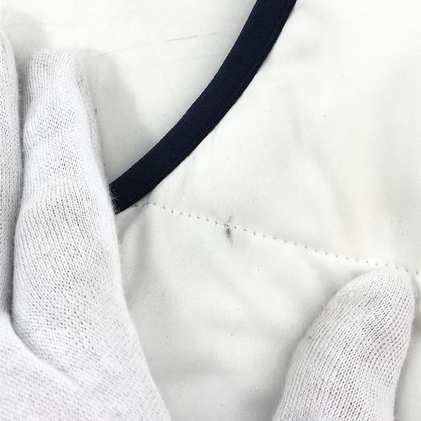 実際に弊社で買取させて頂いたCallaway/キャロウェイ 中綿ベスト ホワイト H22216100/Lの画像 6枚目