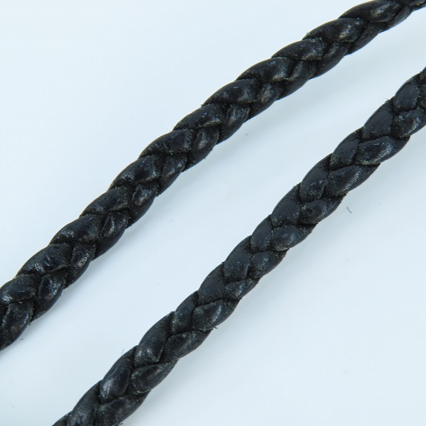 実際に弊社で買取させて頂いたCHROME HEARTS/クロムハーツ スモールCHクロスペンダントw/レザーブレードの画像 7枚目