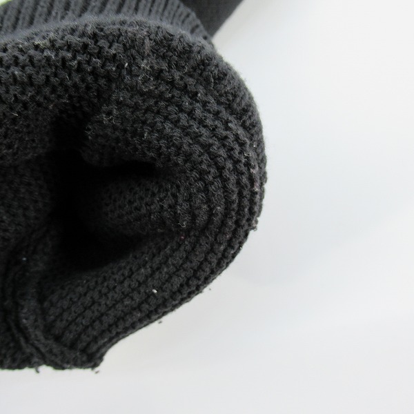 実際に弊社で買取させて頂いたLACOSTE/ラコステ ミリタリーニットカーディガン ブラック AH138EM /5の画像 6枚目