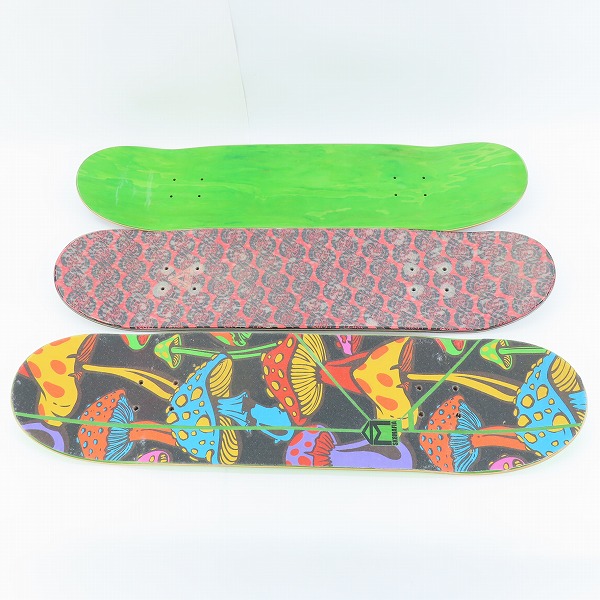 実際に弊社で買取させて頂いたSK8MAFIA/スケートマフィア PALACE/パレス 等 スケートボードデッキ 3点セットの画像 1枚目