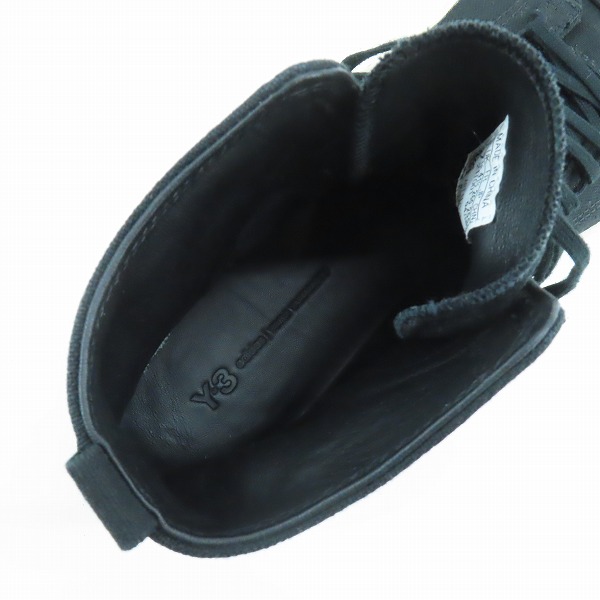 実際に弊社で買取させて頂いたY-3/ワイスリー アディダス×ヨウジヤマモト ロゴ刺繡 スニーカー EF2653/26.0の画像 4枚目