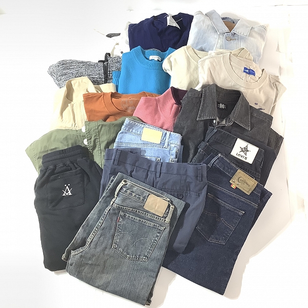 実際に弊社で買取させて頂いた【おまとめ】ユナイテッドトウキョウ/リーバイス/ナノユニバース 等 カーディガン/デニムジャケット/長袖シャツ 他