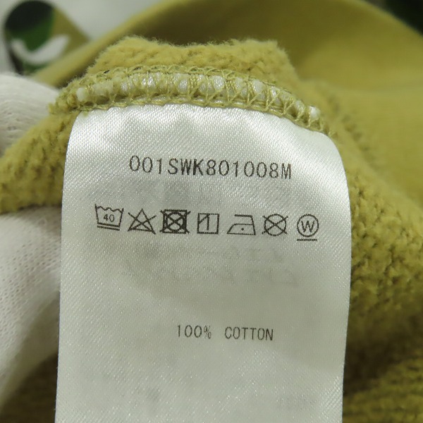 実際に弊社で買取させて頂いたA BATHING APE/アベイジングエイプ スウェット/トレーナー カモフラ 001SWK801008M/Lの画像 4枚目