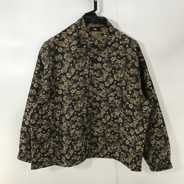 実際に弊社で買取させて頂いたHARE/ハレ フラワージャガード 長袖シャツ 総柄 HA020179AA/S