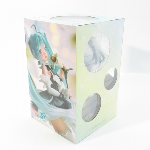 実際に弊社で買取させて頂いた(2)【未開封】TAITO/タイトー タイトーくじ 初音ミク 39の日記念くじ B賞 描き下ろしスケール フィギュアの画像 3枚目