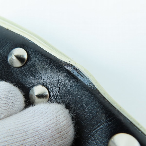 実際に弊社で買取させて頂いたJUNYA WATANABE COMME des GARÇONS MAN/ジュンヤワタナベ コム デ ギャルソン マン スタッズ スリッポン スニーカー/Sの画像 6枚目