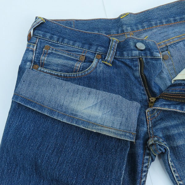 実際に弊社で買取させて頂いたEVISU/エヴィス エビス DONNA OSAKA ハート カモメ デニムパンツ/ジーンズの画像 2枚目