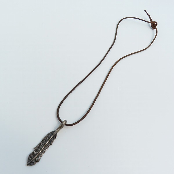 実際に弊社で買取させて頂いたBWL/Bill Wall Leather/ビルウォールレザー フェザー ペンダントトップの画像 7枚目