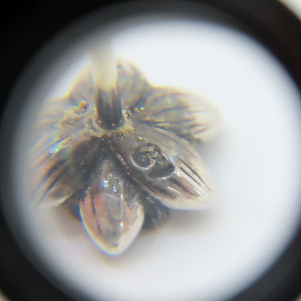 実際に弊社で買取させて頂いた【ギャラ付き】KONRON/コンロン ベビースカル ピアスの画像 7枚目