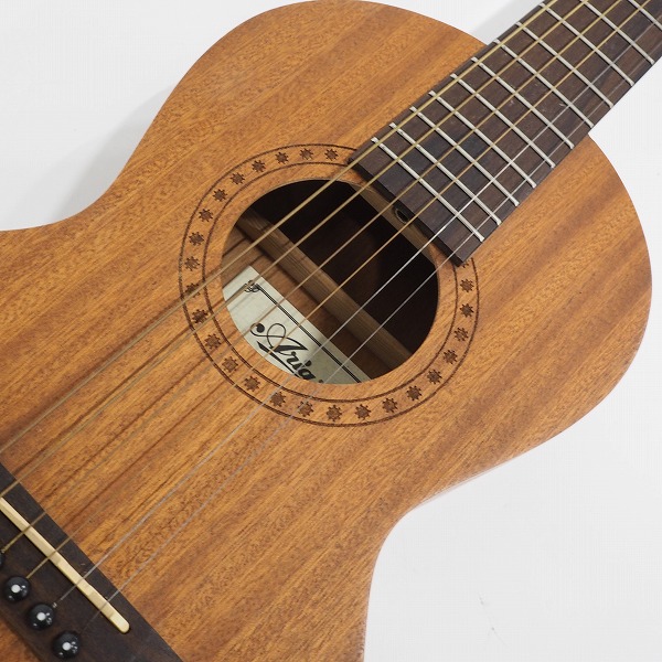 実際に弊社で買取させて頂いた★Aria/アリア ASA-18 N ミニアコースティックギター/アコギ ソフトケース付の画像 5枚目