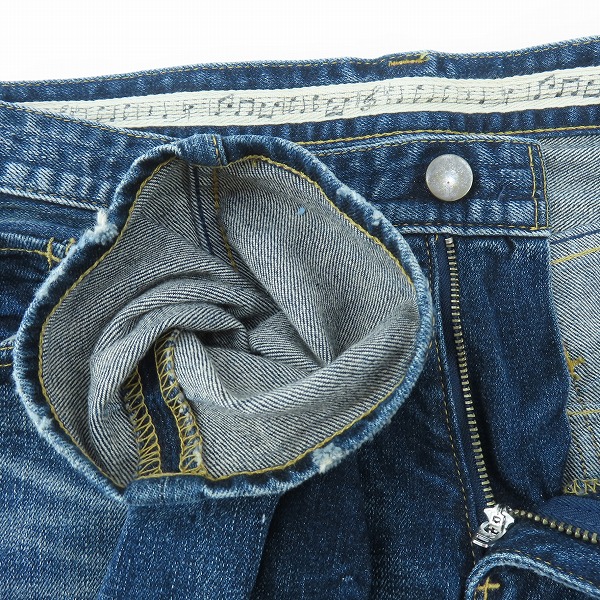 実際に弊社で買取させて頂いたn(n) BY NUMBER (N)INE/エヌエヌ バイ ナンバーナイン 復刻 デニムパンツ/3の画像 2枚目