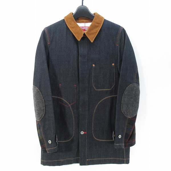 実際に弊社で買取させて頂いたJUNYA WATANABE COMME des GARCONS MAN×LEVI'S/ジュンヤワタナベ×リーバイス デニム カバーオール ジャケット WJ-C201/XS