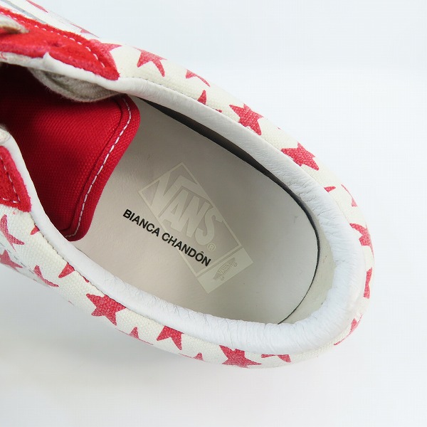 実際に弊社で買取させて頂いたVANS×Bianca Chandon/バンズ×ビアンカシャンドン ヴィンテージ加工 スニーカー VN0A4BVFY52 /28の画像 4枚目