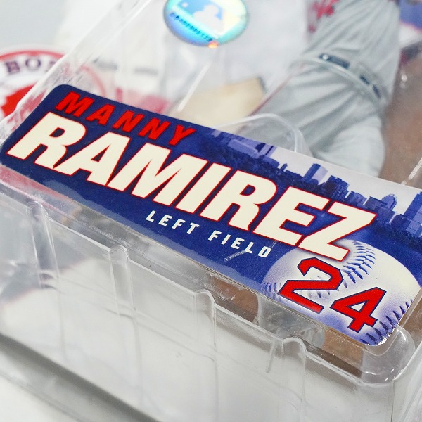 実際に弊社で買取させて頂いた【未開封】McFARLANE TOYS/マクファーレントイズ ボストン・レッドソックス #24 MANNY RAMIREZ マニー・ラミレス フィギュアの画像 5枚目