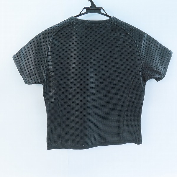 実際に弊社で買取させて頂いた【未使用】HARLEY DAVIDSON/ハーレーダビッドソン パンチングレザー 半袖ジャケット/Mの画像 1枚目