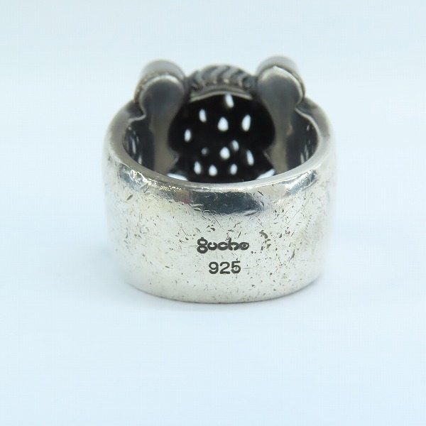 実際に弊社で買取させて頂いた【ギャラ付】Gucho/ガッチョ パイロ on ルシアーズ ホースシュー リング 14号-14.5号の画像 3枚目