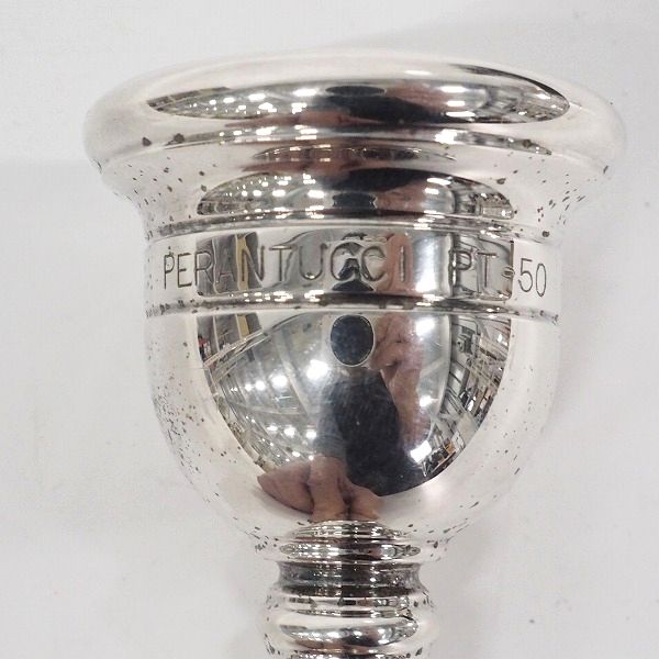 実際に弊社で買取させて頂いたPERANTUCCI/ペラントゥッチ PT-50 チューバ用 マウスピース シルバーの画像 1枚目