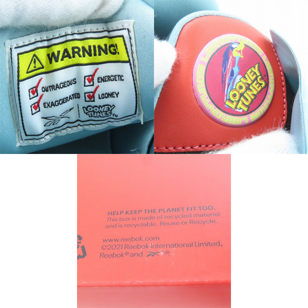 実際に弊社で買取させて頂いた【未使用】Reebok/リーボック Looney Tunes Instapump Fury 95/ルーニー チューンズ インスタポンプフューリー95 GZ4948/26の画像 7枚目