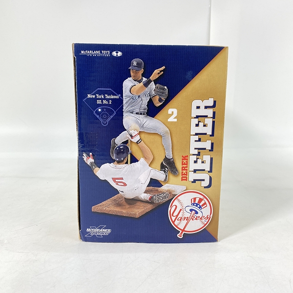 実際に弊社で買取させて頂いた【未開封】McFARLANE TOYS/マクファーレントイズ ヤンキース JETER/レッドソックス GARCIAPARRA フィギュアの画像 3枚目