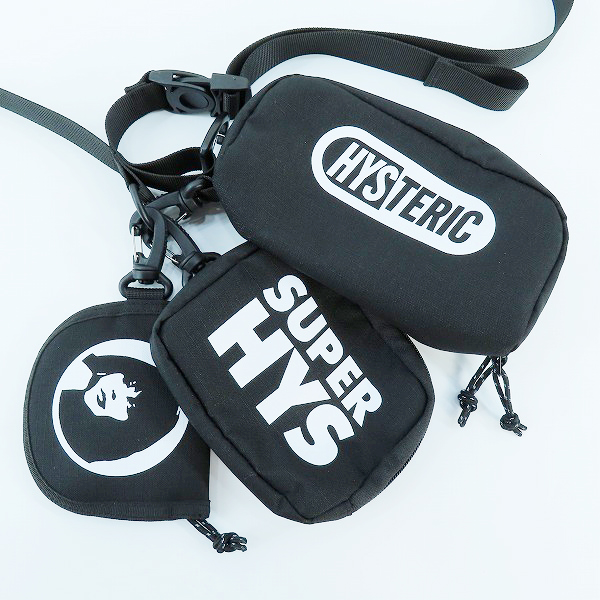 実際に弊社で買取させて頂いたHYSTERIC GLAMOUR/ヒステリックグラマー 3連/3ポーチショルダーバッグ