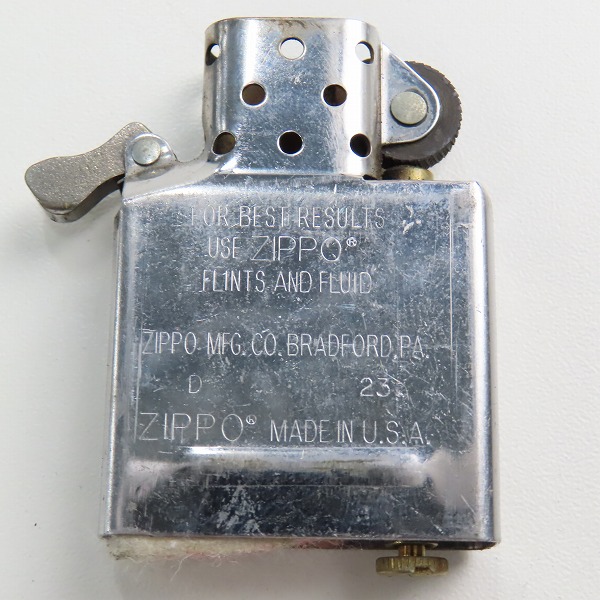 実際に弊社で買取させて頂いたZIPPO/ジッポー ハーレーダビッドソン  アンティーク シルバー＆ゴールド 古美仕上げ 2023年製の画像 7枚目