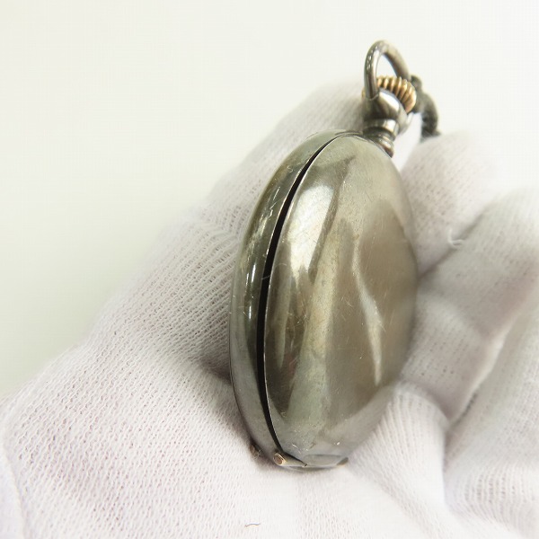 実際に弊社で買取させて頂いた【ジャンク】A.W.W.Co WALTHAM MASS/ウォルサム ヴィンテージ懐中時計 SILVER925ケースの画像 8枚目