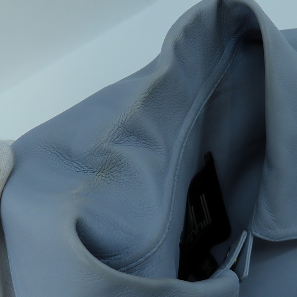 実際に弊社で買取させて頂いたdunhill london/ダンヒル ロンドン カーフスキン スナップボタン半袖シャツ Sの画像 5枚目