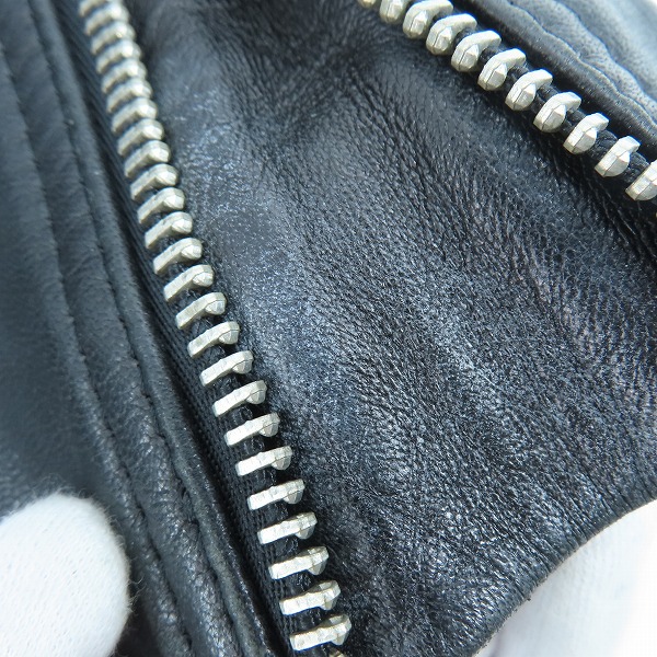 実際に弊社で買取させて頂いたDIESEL/ディーゼル  ラムレザー ダブルライダース ジャケット L-GARRETT-R/Mの画像 6枚目