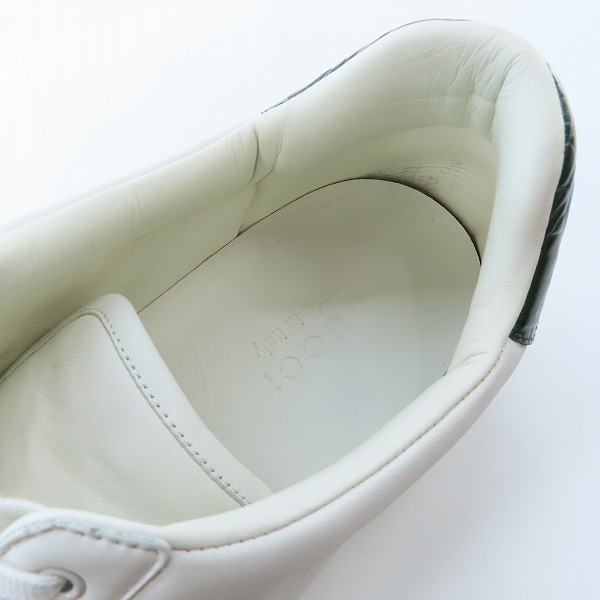 実際に弊社で買取させて頂いたGUCCI/グッチ エース・ウェブ ストライプ スニーカー 757892/9の画像 4枚目