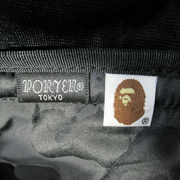 実際に弊社で買取させて頂いたPORTER×A BATHING APE/ポーター×アベイシングエイプ CAMO WAIST POUCH ウエストポーチ/バッグの画像 6枚目