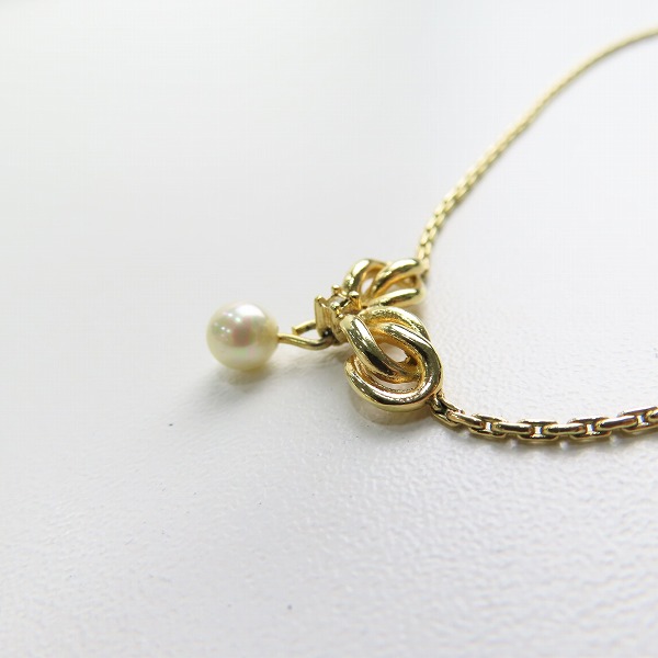 実際に弊社で買取させて頂いたChristian Dior/クリスチャンディオール パールドロップ ネックレス の画像 3枚目