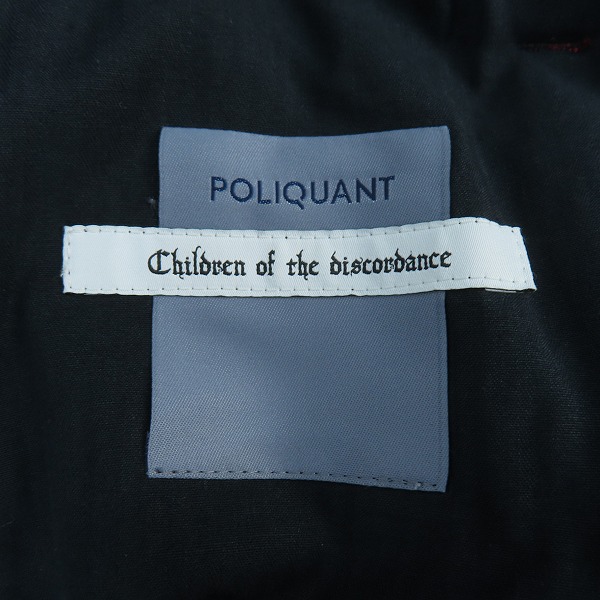 実際に弊社で買取させて頂いたchildren of the discordance × poliquant/チルドレンオブザディスコーダンス×ポリクワント バンダナ キルティング パンツの画像 5枚目