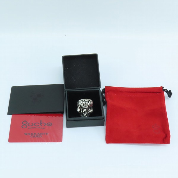 実際に弊社で買取させて頂いた【ギャラ付】Gucho/ガッチョ Pyromaniac パイロマニアックリング/21.5号-22.5号の画像 9枚目