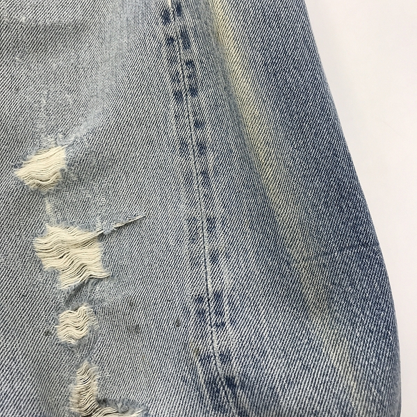 実際に弊社で買取させて頂いたLEVI'S/リーバイス 501 ヴィンテージ 66後期 刻印6 スモールe ボタンフライ デニムパンツ/W38L34の画像 7枚目