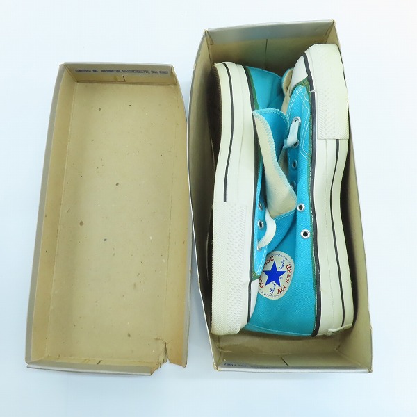 実際に弊社で買取させて頂いたCONVERSE/コンバース 80s ヴィンテージ/ビンテージ USA製/銀箱 ALL STAR/オールスター スニーカー 1-9208 /9の画像 7枚目