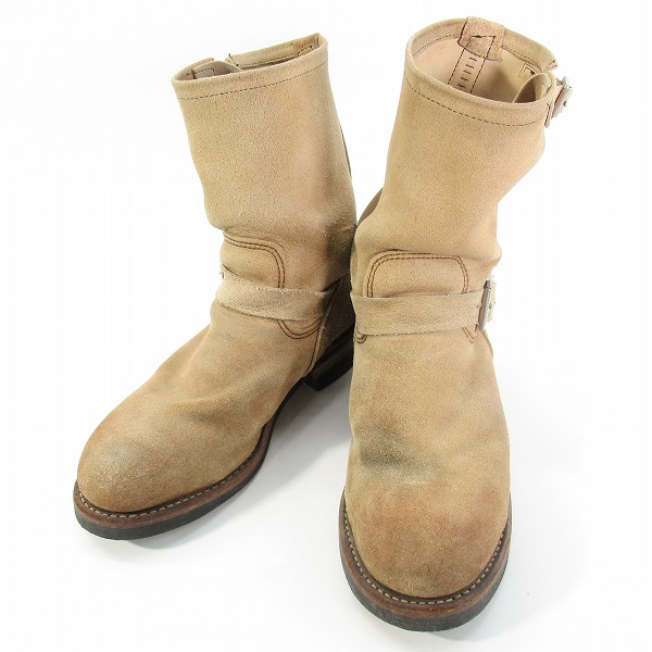実際に弊社で買取させて頂いたRED WING/レッドウィング 8268 PT99 ENGINEER BOOTS/エンジニアブーツ スエード 9D