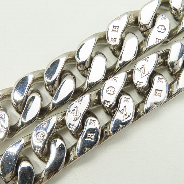 実際に弊社で買取させて頂いたLOUIS VUITTON/ルイヴィトン コリエ・LVチェーンリンクス チェーンネックレス M69987の画像 2枚目