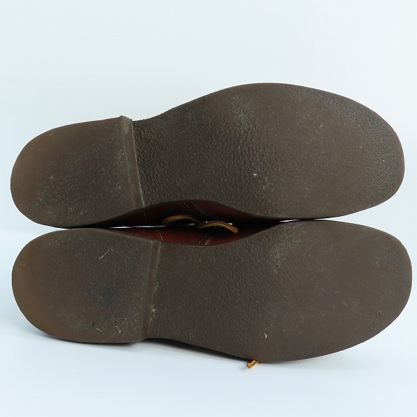 実際に弊社で買取させて頂いた【難有り】RED WING/レッドウィング ビンテージ/80s MADE IN USA 羽タグ 編み上げブーツ 214/9の画像 2枚目