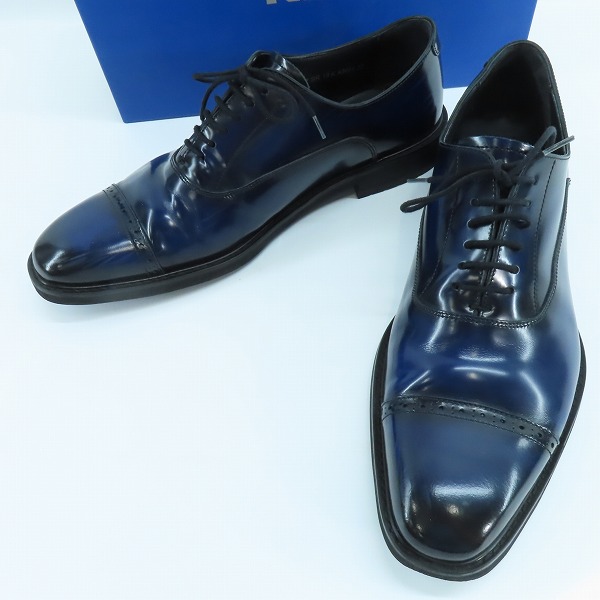 実際に弊社で買取させて頂いたKEN FORD/ケンフォード REGAL CORPORATION 内羽根 ストレートチップ レザーシューズ ビジネスシューズ/27.0