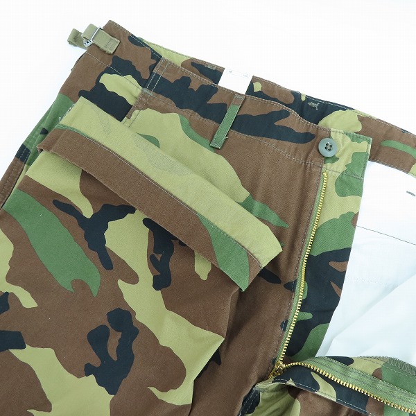 実際に弊社で買取させて頂いた【未使用】ALPHA INDUSTRIES/アルファインダストリーズ カモフラ カーゴパンツ TB1027-120/XLの画像 2枚目