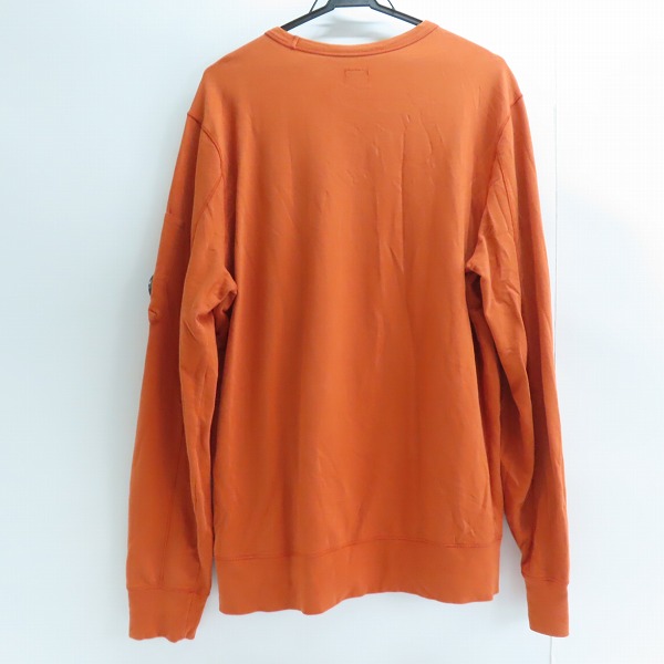 実際に弊社で買取させて頂いたC.P. COMPANY/C.P. カンパニー Arm Lens Crew Sweat/クルーネックスウェット オレンジ 03CMSS036A/XLの画像 1枚目