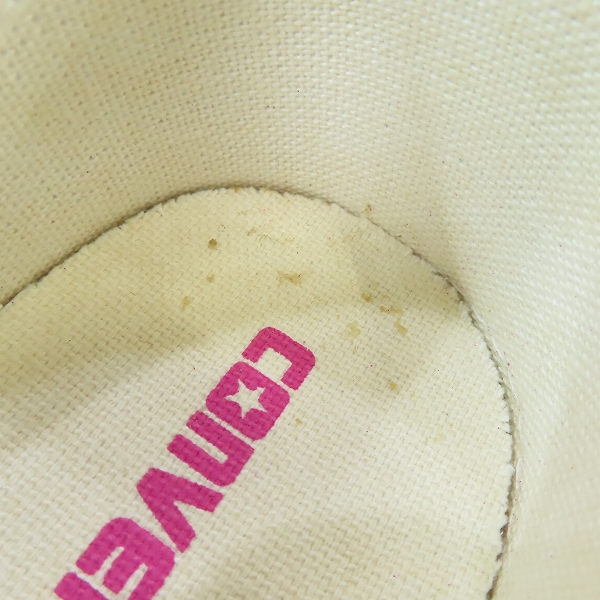 実際に弊社で買取させて頂いた【未使用】 CONVERSE/コンバース ALL STAR GLITTER OX/オールスター 1R877/27の画像 6枚目