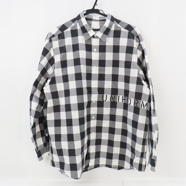 実際に弊社で買取させて頂いたuniform experiment/ユニフォームエクスペリメント BAGGY SHIRT/バギーシャツ UE-230040/1