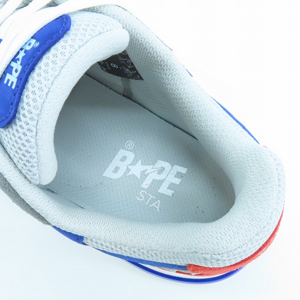 実際に弊社で買取させて頂いたA BATHING APE/アベイシングエイプ SHARK STA JAPAN/シャークスタ イタリア スニーカー/OZXSHMX91305M/26の画像 4枚目